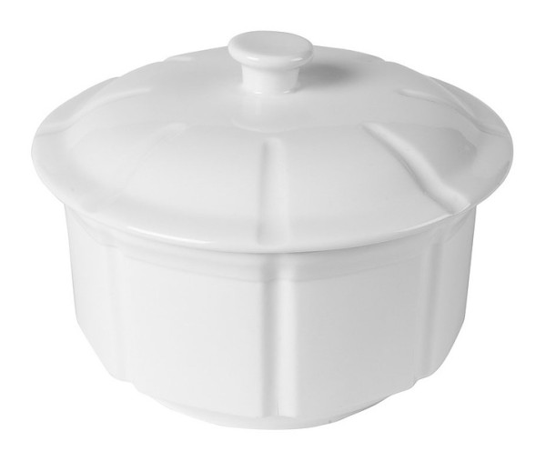 Супница фарфор CAMEO IMPERIAL WHITE с крышкой 1540 мл D19,5СМ H13СМ 210-374
