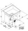 Мясорубка KT LM-98/P Unger fedosline