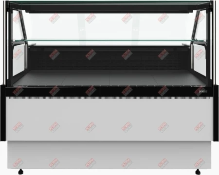 Витрина холодильная GC85 VM 1,5-1 с боковинами версия 2.0 9006-9005 fedosline