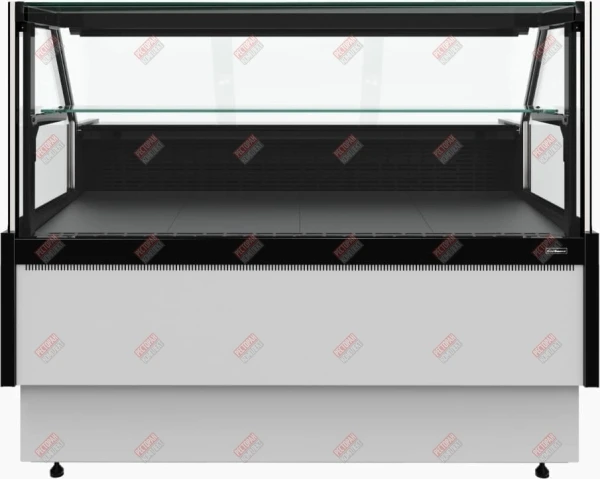 Витрина холодильная GC85 VM 1,5-1 с боковинами версия 2.0 9006-9005 fedosline