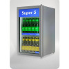 Холодильник для бара Frigoglass Super 5 черный  fedosline