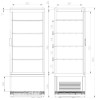Витрина холодильная Cooleq CW-98 White fedosline