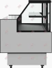 Витрина холодильная GC85 VM 1,5-1 с боковинами версия 2.0 9006-9005 fedosline