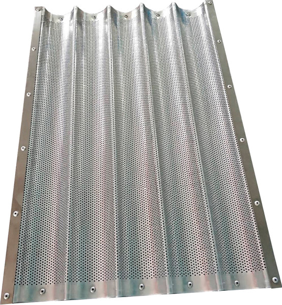 Лист для багет 5 волн алюминий толщиной 1ММ 600X400X35