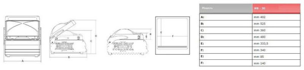 Аппарат упаковочный вакуумный Sirman W8 30 Easy Touch DX fedosline