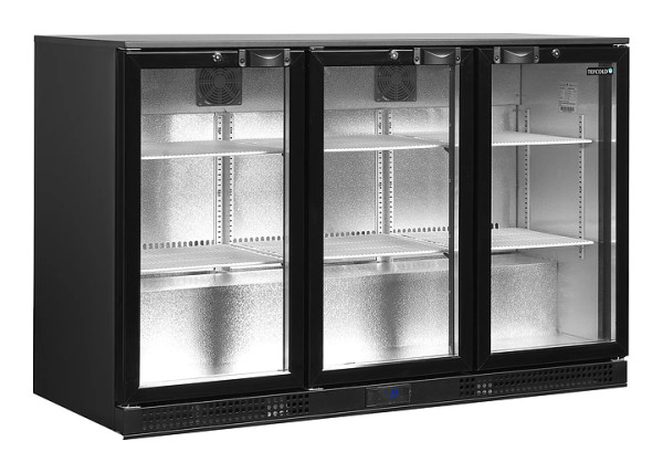 Шкаф холодильный со стеклом Tefcold DB301H-3 барный черный