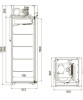 Шкаф холодильный с глухой дверью Polair CM107-SM fedosline