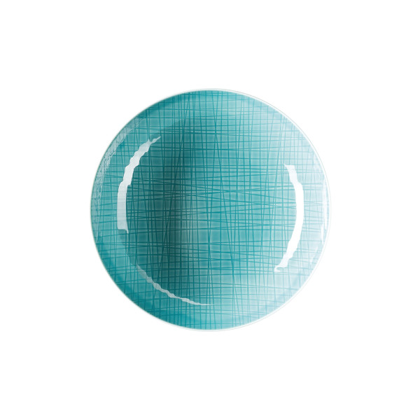 Тарелка глубокая 21 см фарфор цвет аква ROSENTHAL MESH 10351