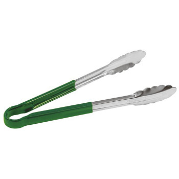 Щипцы PADERNO сталь 30 см зеленая ручка 42854G30