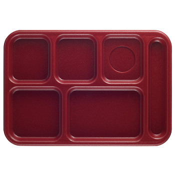 Поднос CAMBRO с 6 отделениями пластик 25,4 Х 36,5 см 10146CW416