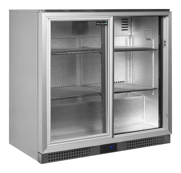 Шкаф холодильный со стеклом Tefcold BA26SS барный нержавеющий