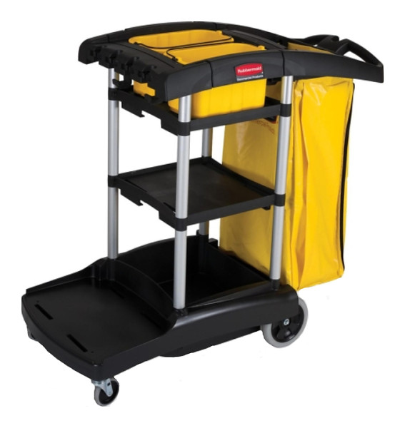 Тележка для горничных RUBBERMAID FG9T7200BLA
