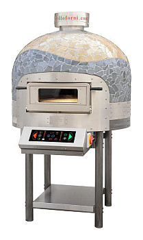 Печь для пиццы Morello Forni ротационная электрика FRV100 Cupola Mosaic
