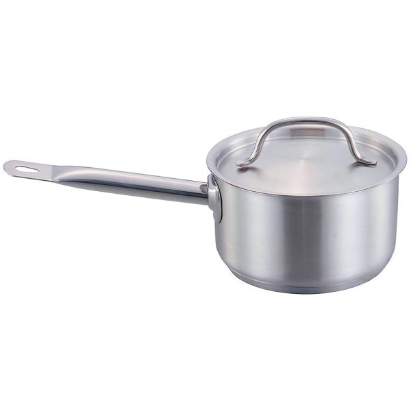 Сотейник INDOKOR PROFESSIONAL НЕРЖ.СТАЛЬ 1,5 л D16 H7,5СМ с крышкой ZX-SP-16001