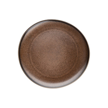 Тарелка 25 см фарфор цвет бронза ROSENTHAL JUNTO 60265