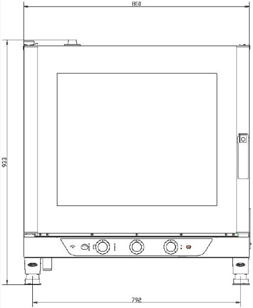 Печь конвекционная Unox XB 693 fedosline