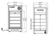 Витрина холодильная настольная Cooleq CW-108 fedosline