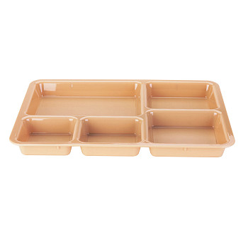 Поднос CAMBRO с 5 отделениями пластик 26,8 Х 36,5 Х 3,3 см 1411CW133