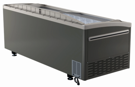 Ларь-бонета морозильная Haier GTE1850G серая fedosline